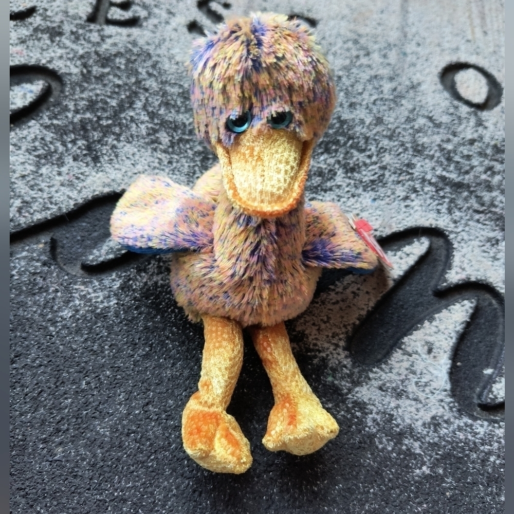 Ty Beanie Baby Bird - Multicolor Plush